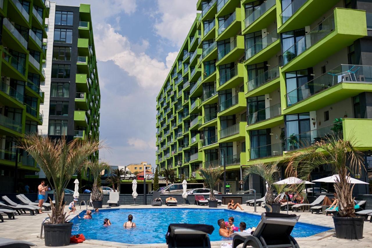 Dava Aparthotel Pool & Spa Mamaia Nord 那沃达利 外观 照片